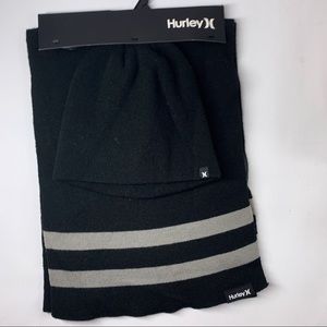 Hurley New Yorker Beanie Scarf Set
